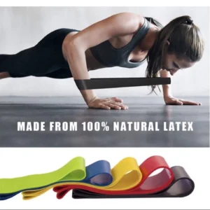 Kit Faixas Elásticas 5 Intensidades Multifuncional para Yoga, Fisioterapia e Treino IZEPOWER FLEX