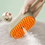 Escova a Vapor Para Gatos Remoção de Pelos Massagem Suave IZECARE PET STEAM
