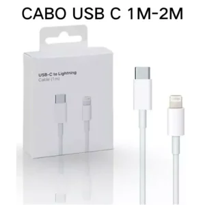 Cabo Apple USB-C para Lightning 20W Recarga Rápida Sincronização 2 Metros IZEFAST CHARGE