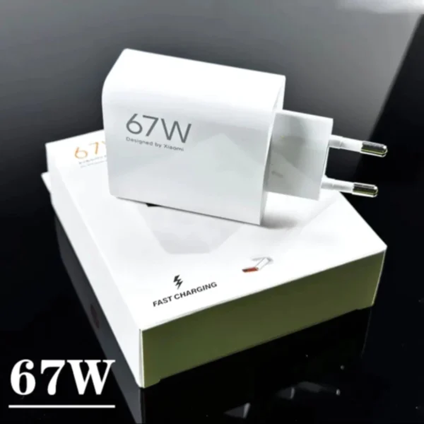 Carregador Turbo 67W Para Xiaomi USB-C Compatível Vários Modelos Proteção Avançada IZEFLASH CHARGE