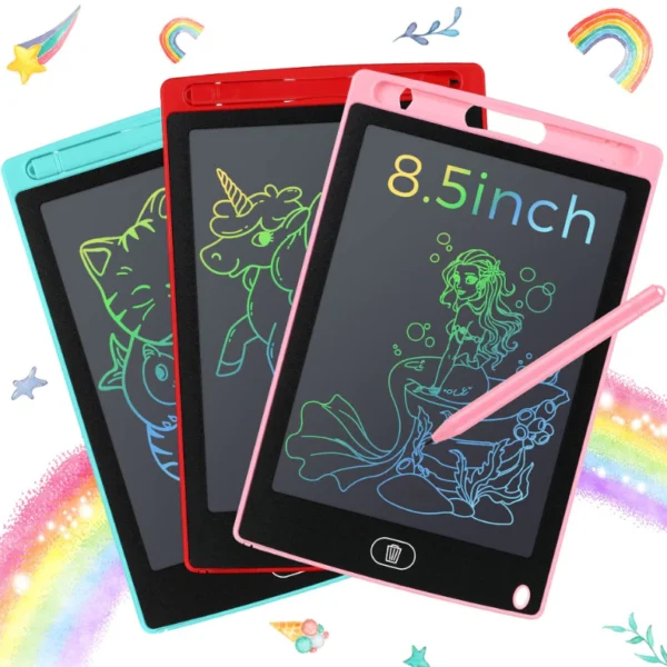 Lousa Mágica Tablet LCD 8,5" Infantil Apaga Fácil IZEWRITE FUN