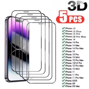 Película de Vidro Temperado 3D iPhone Antirrisco Sensível Compatível IZEGLASS PROTECT