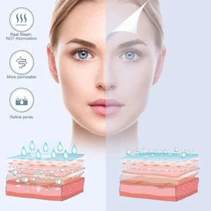 Vaporizador Facial Portátil Nano Ozonio 110V IZEDEEP STEAM