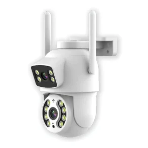 Câmera Dome IP Wireless PTZ Dupla Lente Detecção Humana IA Visão Noturna IZESECURE GUARD