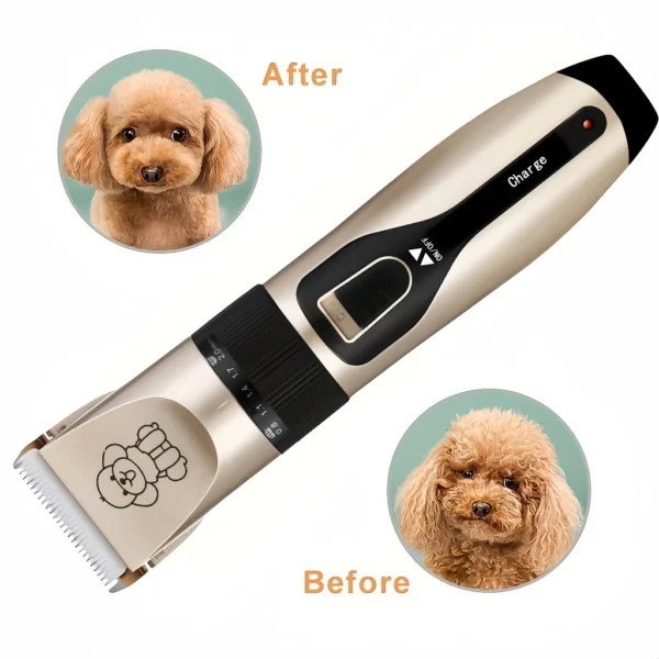 Máquina de Tosa Profissional para Cachorro e Gato, Silenciosa, 5 Velocidades, Baixo Ruído IZECARE PRO