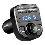 Adaptador Bluetooth FM para Carro Viva Voz, Carregador Veicular Sem Fio, Compatível Android e IOS IZEWIRE CONNECT