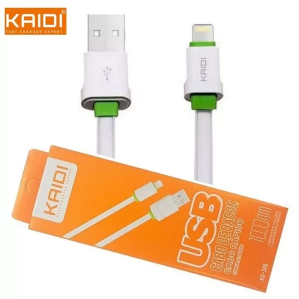 Cabo Carregador iPhone 1 Metro Turbo 3.1A Compatível iOS LEHMOX IZEFAST CHARGE