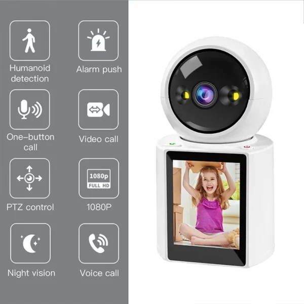 Câmera de Segurança WiFi 1080P Visão Noturna Colorida Detecção de Movimento IZEWATCH PRO