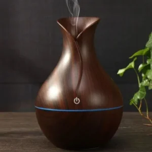 Umidificador Aromatizador Silencioso Madeira LED Recarregável IZEWOOD AIR