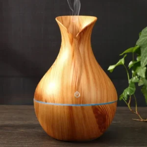 Umidificador Aromatizador Silencioso Madeira LED Recarregável IZEWOOD AIR