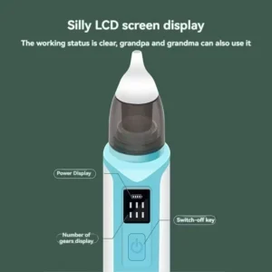 Aspirador Nasal Elétrico Recarregável Silicone Macio Portátil Ultra Silencioso IZECARE BABY