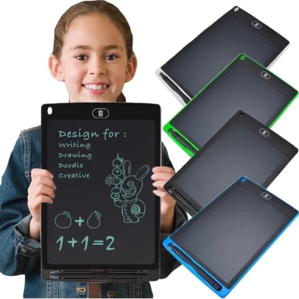 Lousa Mágica LCD Infantil 8.5/10/12 Polegadas Portátil GripScreen IZEWRITE PRO