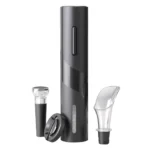 Abridor de Vinho Elétrico Kit Completo com Cortador de Papel, Rolha a Vácuo e Derramador IZEELEGANT OPEN