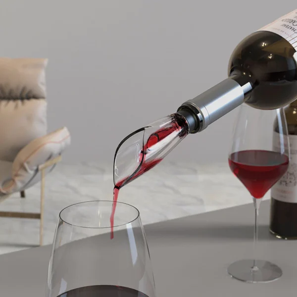 Abridor de Vinho Elétrico Kit Completo com Cortador de Papel, Rolha a Vácuo e Derramador IZEELEGANT OPEN
