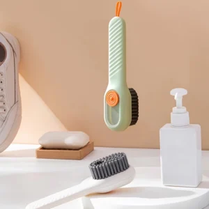 Escova Multiuso para Limpeza com Dispenser de Sabão 150ml Plástico Macio IZE SCRUBSMART