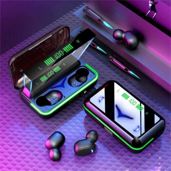 Fone de Ouvido Bluetooth 5.1 Sem Fio À Prova d'Água 2000mAh Hi-Fi IZEBASS POWER