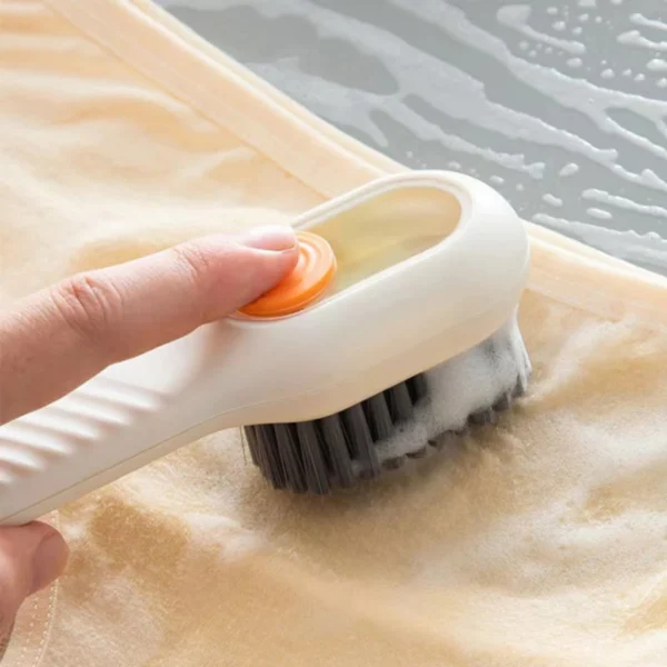Escova Multiuso para Limpeza com Dispenser de Sabão 150ml Plástico Macio IZE SCRUBSMART