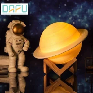 Luminária Umidificador Lua 3D Aromaterapia LED Branco Amarelo IZELOFT AIR