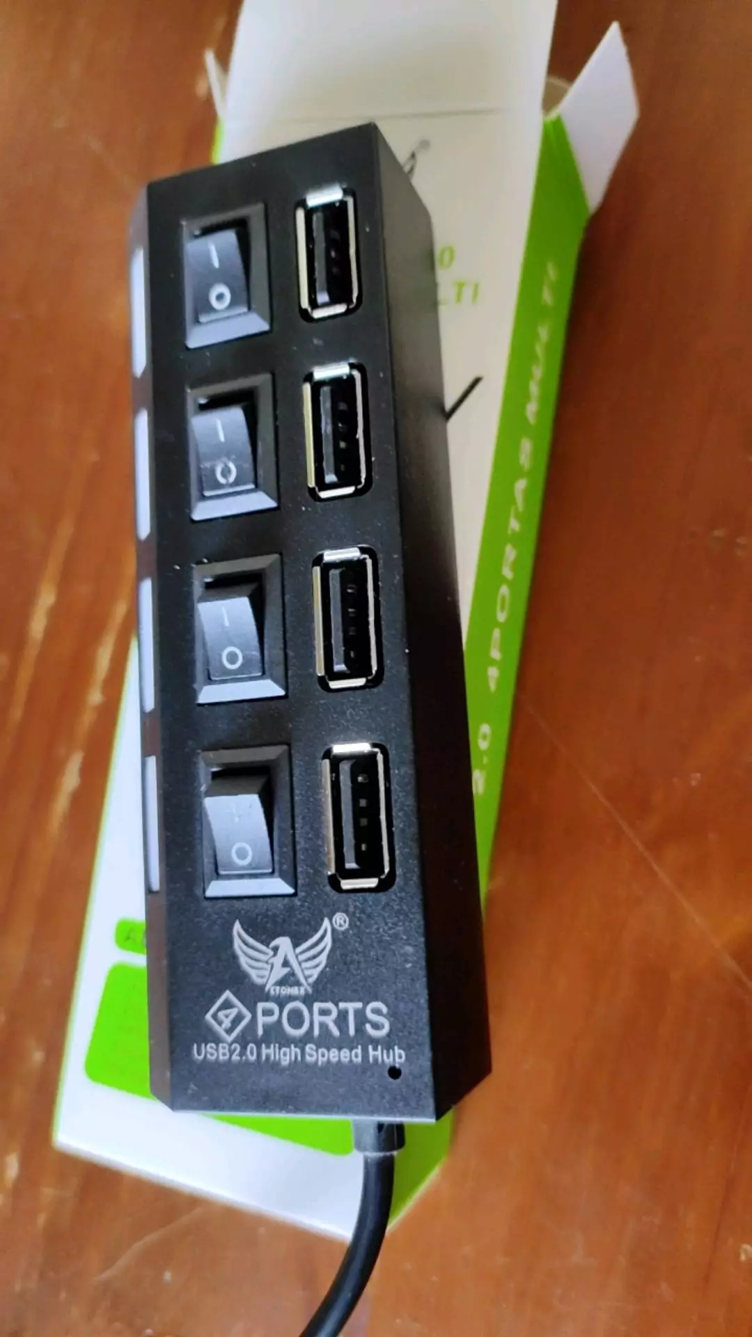 Hub USB 2.0 7 Portas LED Alta Velocidade Botão IZEHUB PRO CONNECT photo review