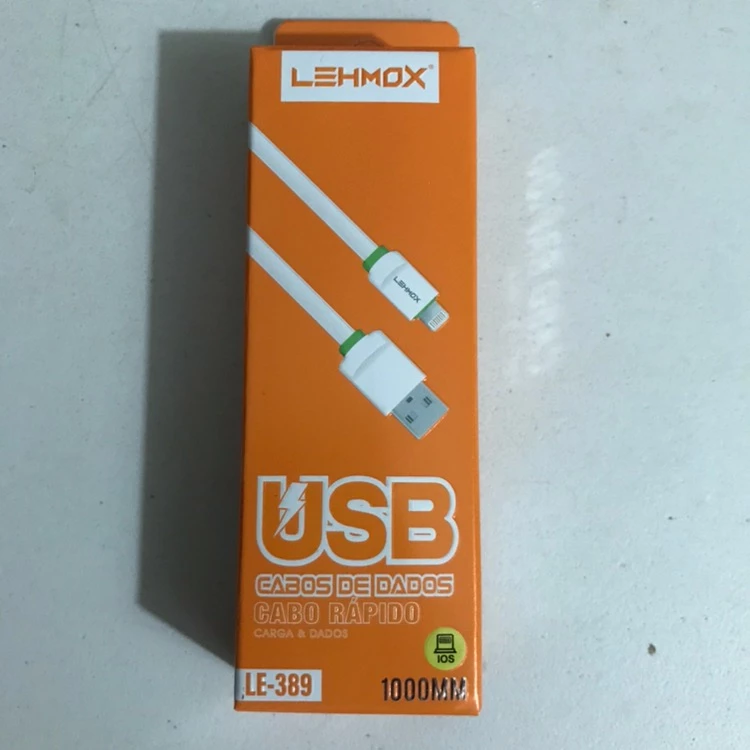 Cabo Carregador iPhone 1 Metro Turbo 3.1A Compatível iOS LEHMOX IZEFAST CHARGE photo review