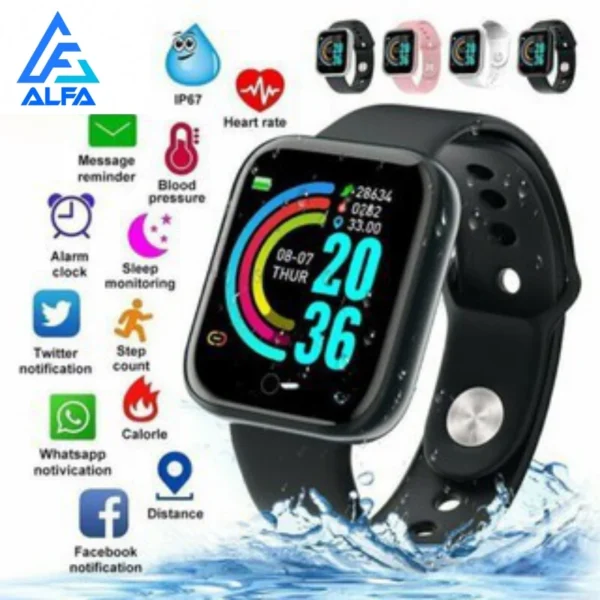 Smartwatch Tela Touch IP67 Monitor Cardíaco Sono IZEHEALTH FIT