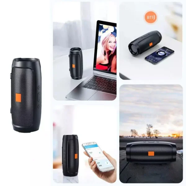 Caixa de Som Bluetooth Portátil Graves Fortes 6h de Bateria IZEBOOST SOUND