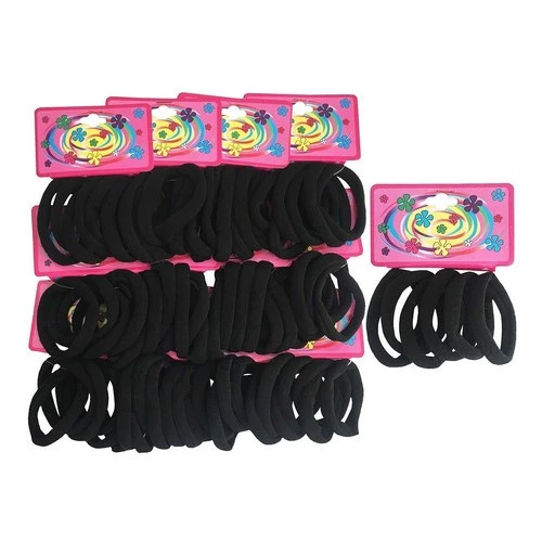 Kit 72 Xuxinhas de Cabelo Elástico Feminino, Diâmetro 4,5cm, Cores Sortidas IZEHAIR FLEX