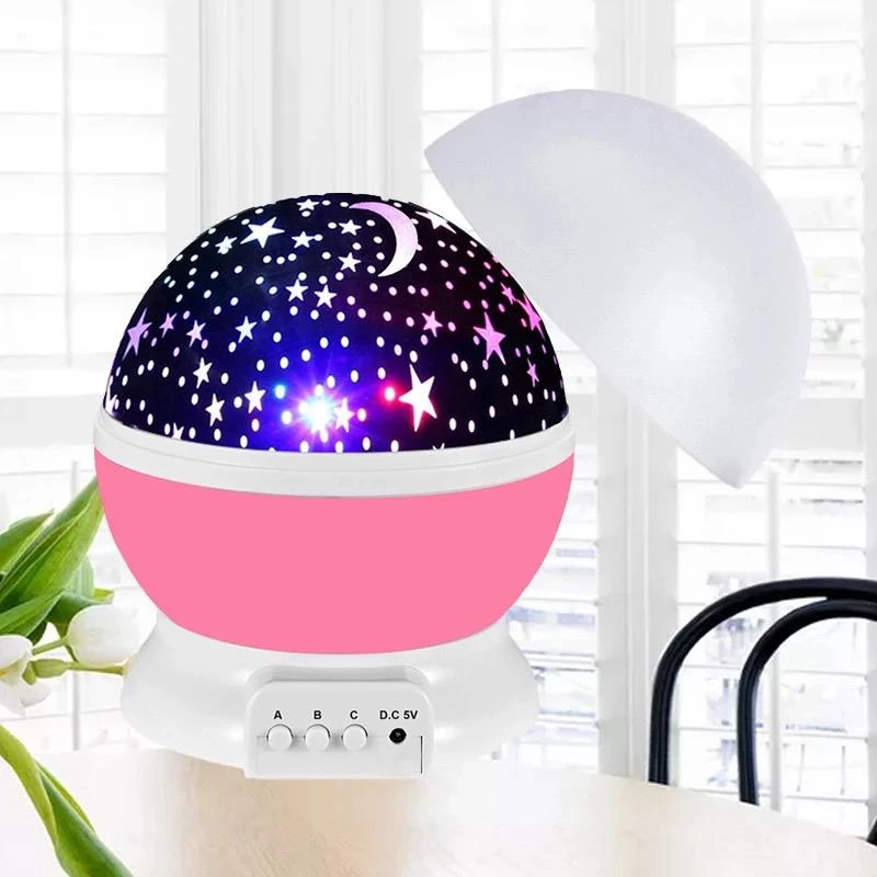 Luminária Projetora Estelar Multicolorida Infantil USB Portátil IZELOOM MAGIC IZESHOP