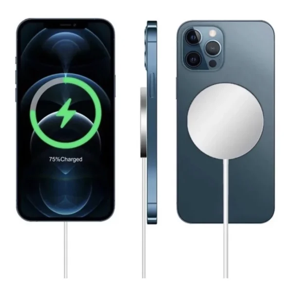 Carregador Sem Fio Magnético MagSafe 15W Compatível iPhone e AirPods IZEFAST CHARGE