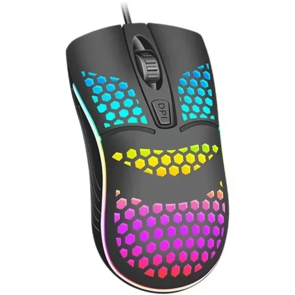 Mouse Gamer Óptico com Fio RGB 1000 DPI Ambidestro IZEBOOST PRO