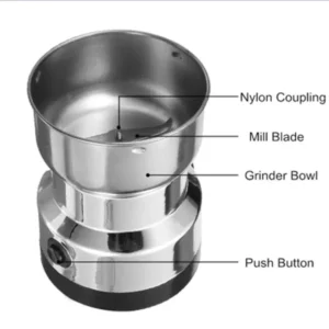 Moedor de Café Elétrico Portátil Inox 150W 24000rpm IZEGRIND PRO
