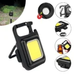 Mini Lanterna LED Portátil USB Recarregável 3 Modos com Abridor Resistente à Água IZEFLASH KEY