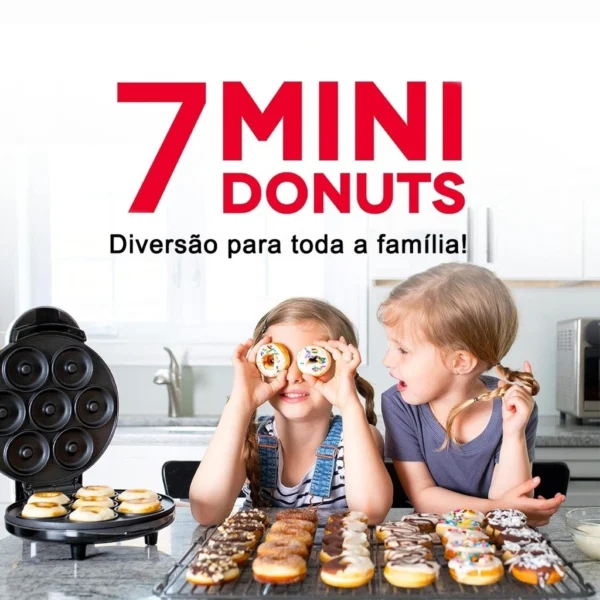 Máquina de Donuts 7 Formas 110v Controle Preciso IZEBAKE PRO