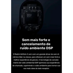 Fone de Ouvido Xiaomi Redmi AirDots 2 Bluetooth 5.0 Gamer Microfone Sem Fio IZEPLAY PRO