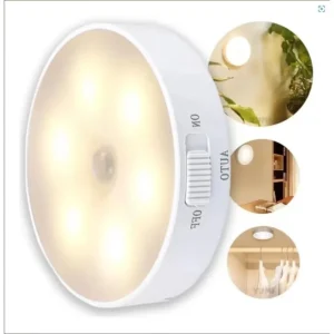 Luminária LED Sensor de Presença Recarregável USB Luz Fria Multiuso IZEDETECT BRIGHT