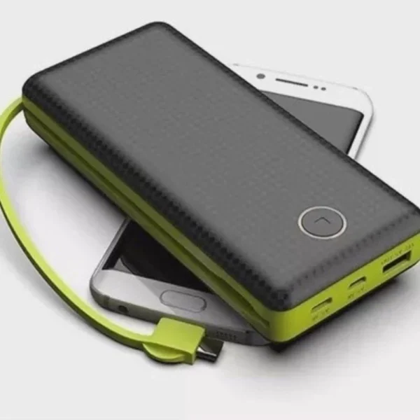 Carregador Portátil Power Bank 20.000mAh 3 Entradas LED IZEPOWER FLEX