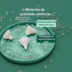 Aspirador Nasal Elétrico Recarregável Silicone Macio Portátil Ultra Silencioso IZECARE BABY