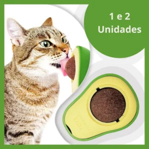 Brinquedo Abacate Para Gatos Catnip Natural Limpa Dentes AntiEstresse IZECAT FUN