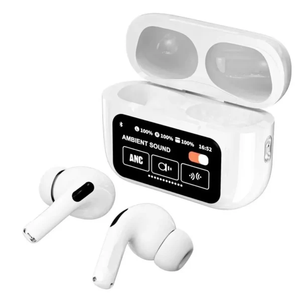 Fone Sem Fio Bluetooth 5.3 A9 Pro ANC Touch Screen Bateria Longa IZEHEAR PRO