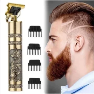 Máquina de Cortar Cabelo Profissional Vintage Metal Bateria 1200mAh IZEEDGE POWER