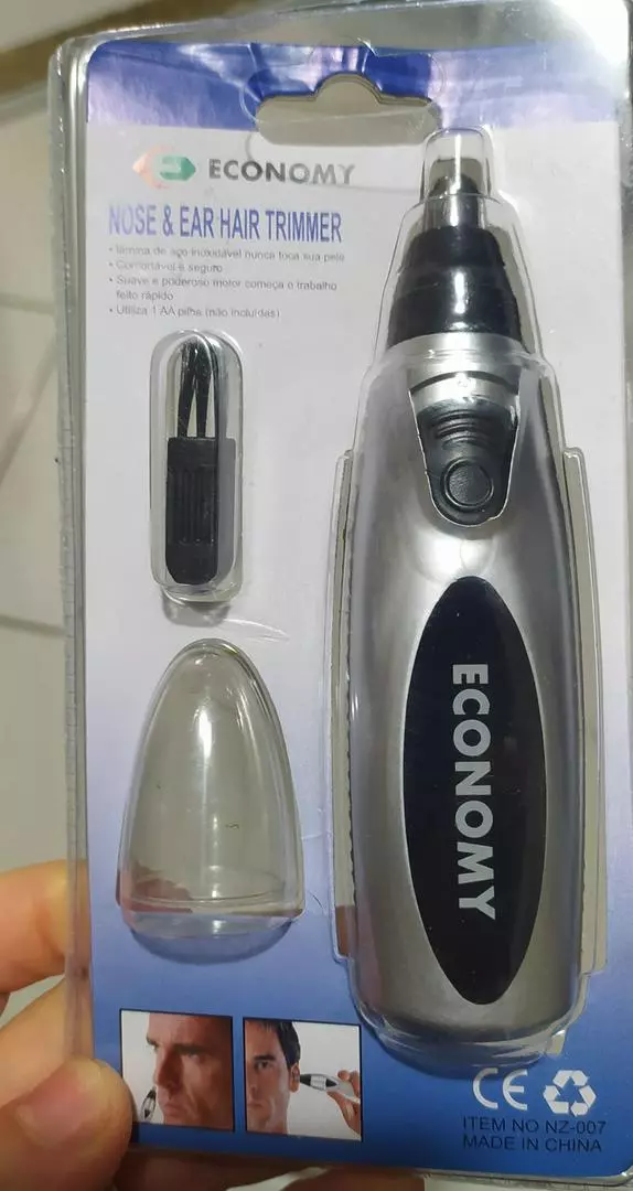 Aparador de Pelos Elétrico Portátil Nariz Orelha Inox IZECARE PRO photo review