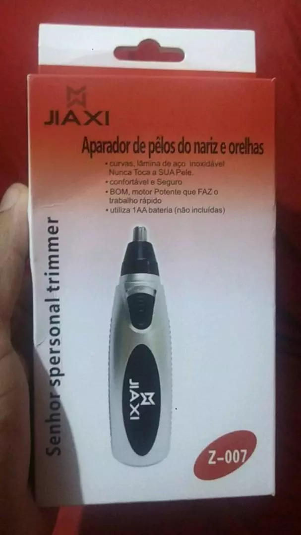 Aparador de Pelos Elétrico Portátil Nariz Orelha Inox IZECARE PRO photo review