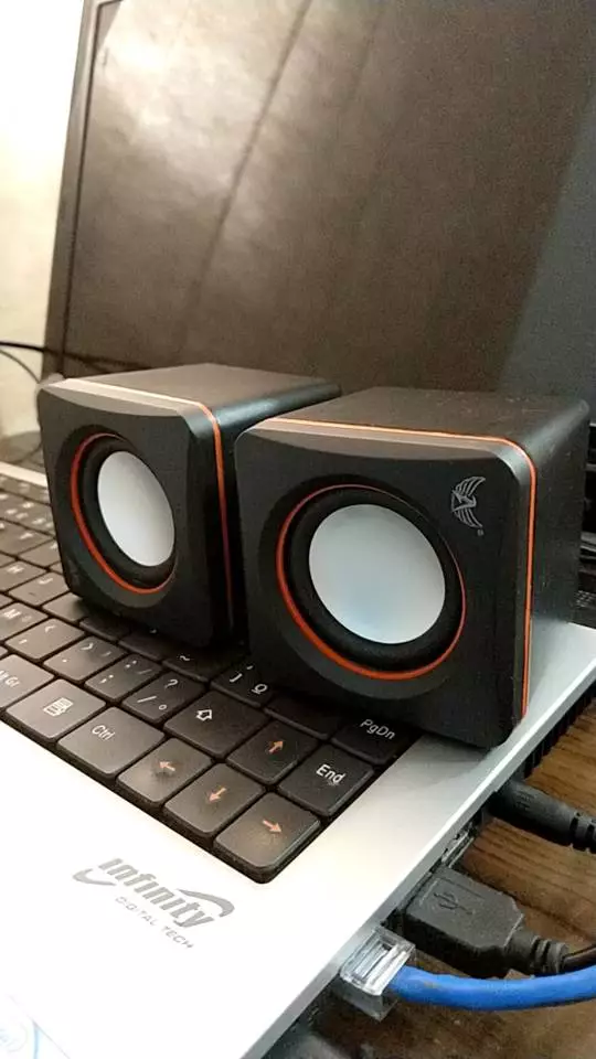Caixa de Som Mini USB Estéreo 6W P2 Para PC e Notebook IZELOUD BOX photo review