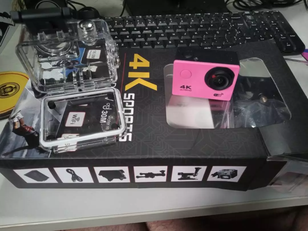 Câmera Esportiva 4K Ultra HD à Prova D'Água Wi-Fi IZEADVENTURE PRO photo review