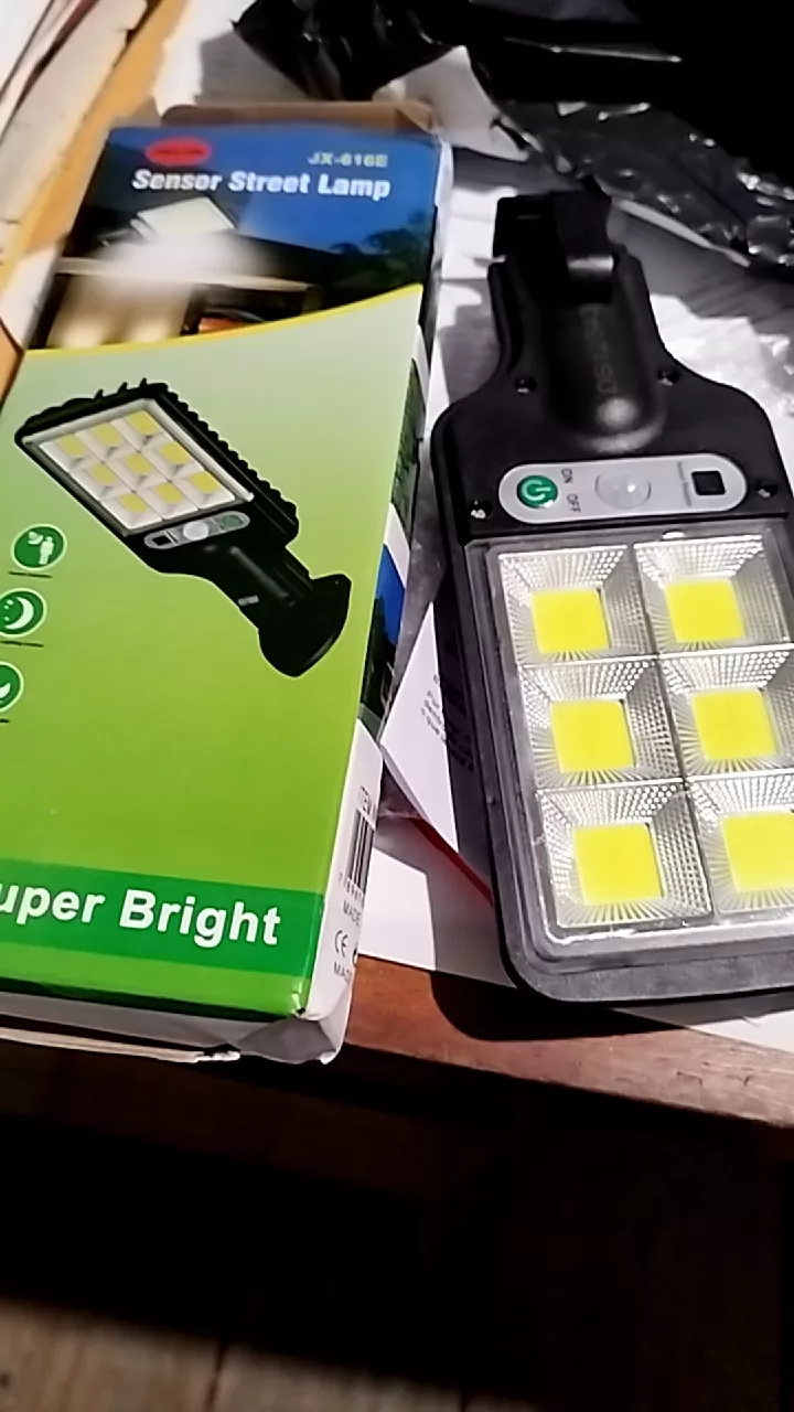 Refletor Solar LED Sensor Movimento Externo 160 LEDs Prova D’Água IZESECURE LIGHT photo review