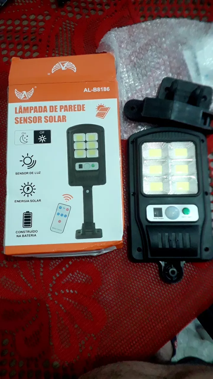 Refletor Solar LED Sensor Movimento Externo 160 LEDs Prova D’Água IZESECURE LIGHT photo review
