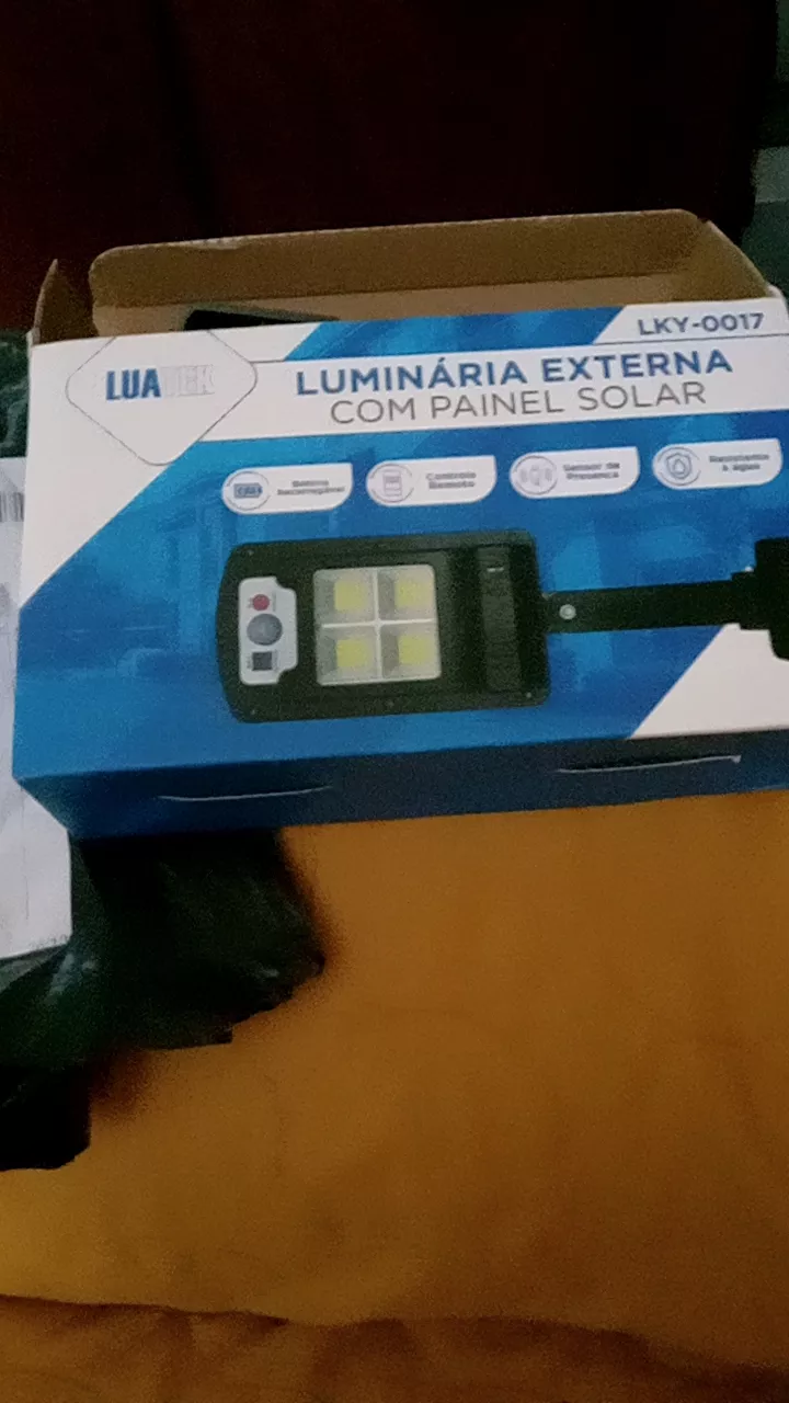 Refletor Solar LED Sensor Movimento Externo 160 LEDs Prova D’Água IZESECURE LIGHT photo review