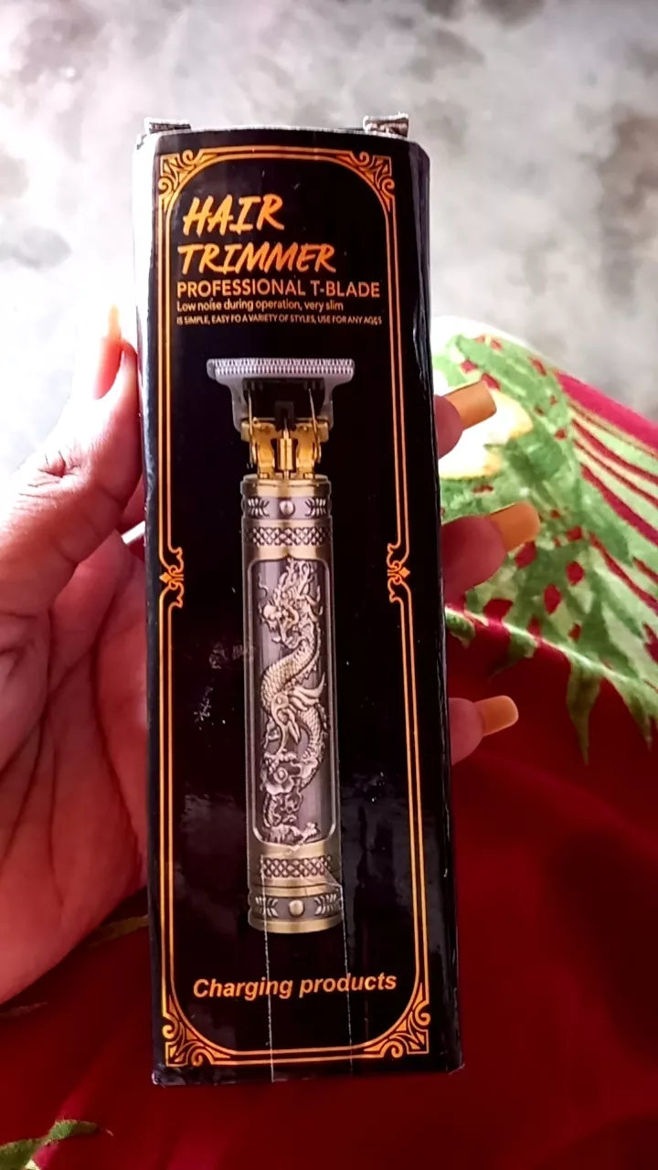 Kit Barbeador e Aparador Masculino Profissional – Lâmina de Aço Carbono, Portátil, Precisão IZEEDGE MASTER photo review