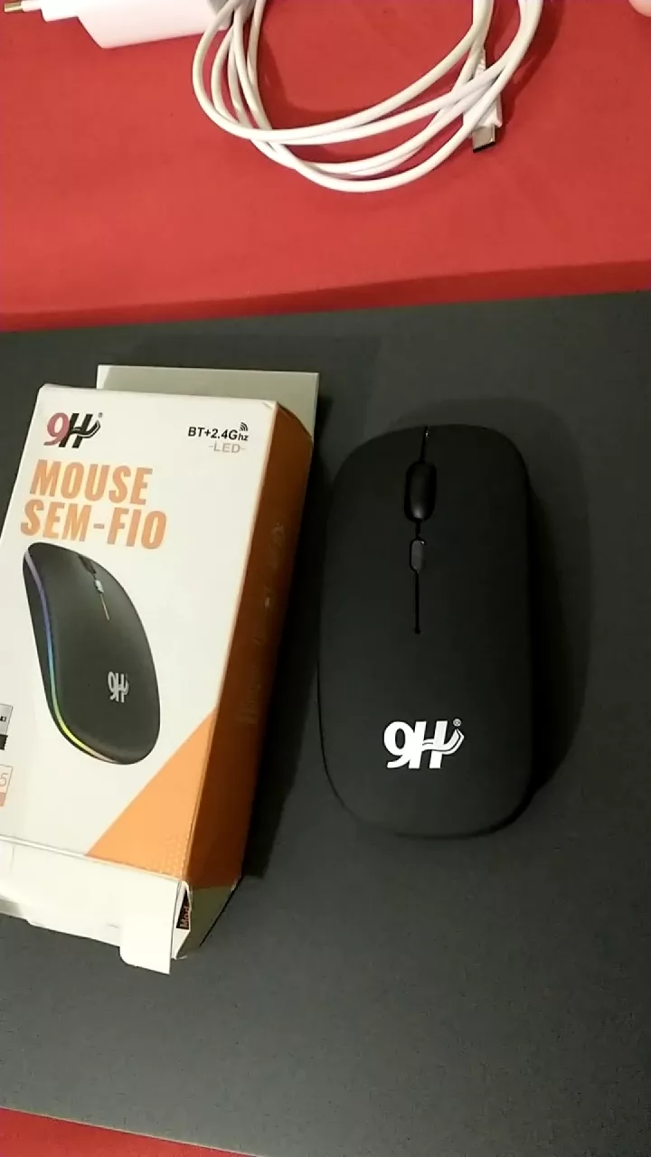 Mouse Sem Fio Recarregável RGB Bluetooth Silencioso IZECLIC PRO photo review