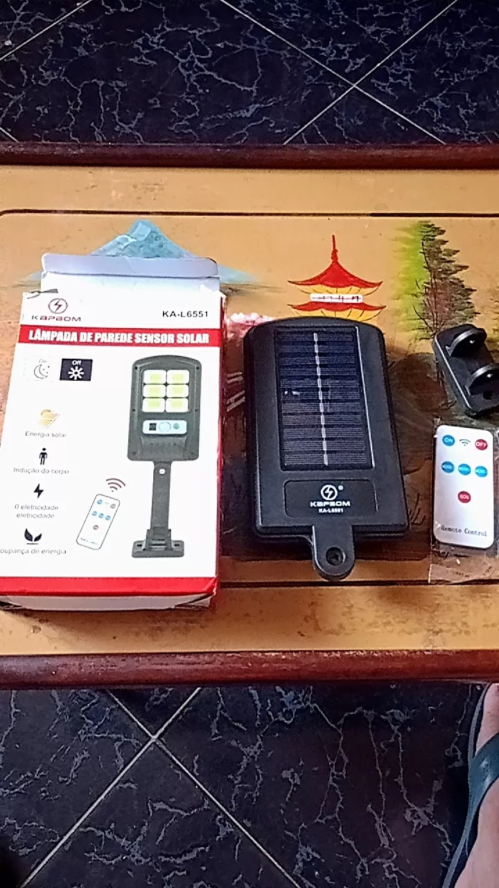 Refletor Solar LED Sensor Movimento Externo 160 LEDs Prova D’Água IZESECURE LIGHT photo review